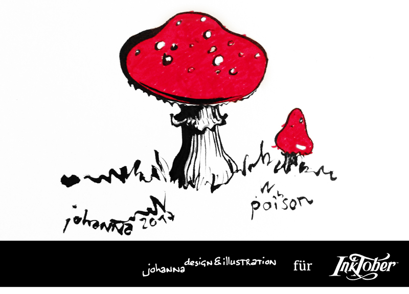 Inktober_3POISON_Pilz